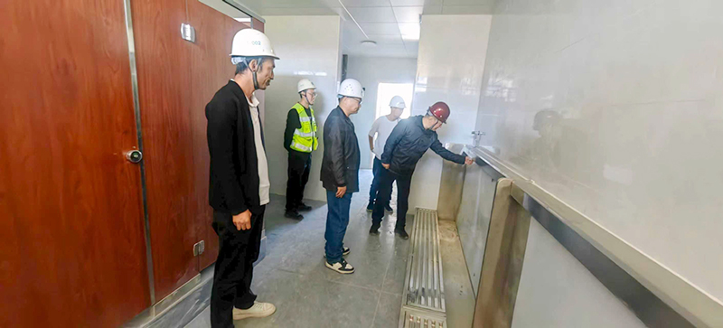 郑州市建设投资集团有限公司 第六十七高级中学项目部国庆、中秋安全生产检查简报